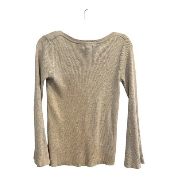 Old Navy Ribbed Flare Long Sleeve Top Size Small - Picture 3 of 5